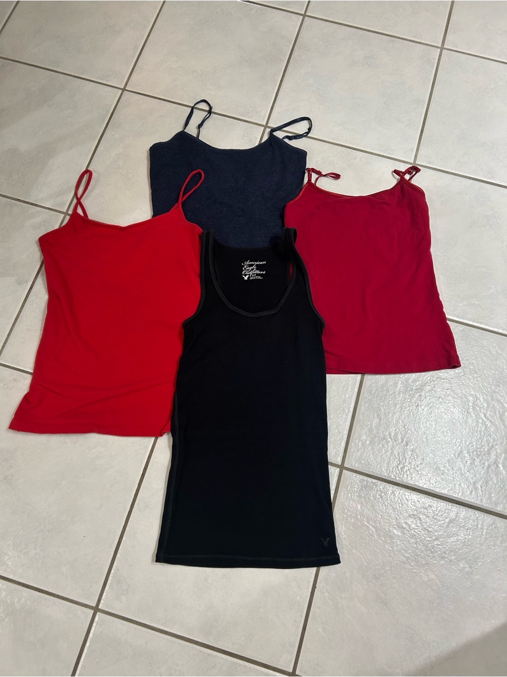 Women's Spaghetti Strap Tanks - Black, Red, Navy